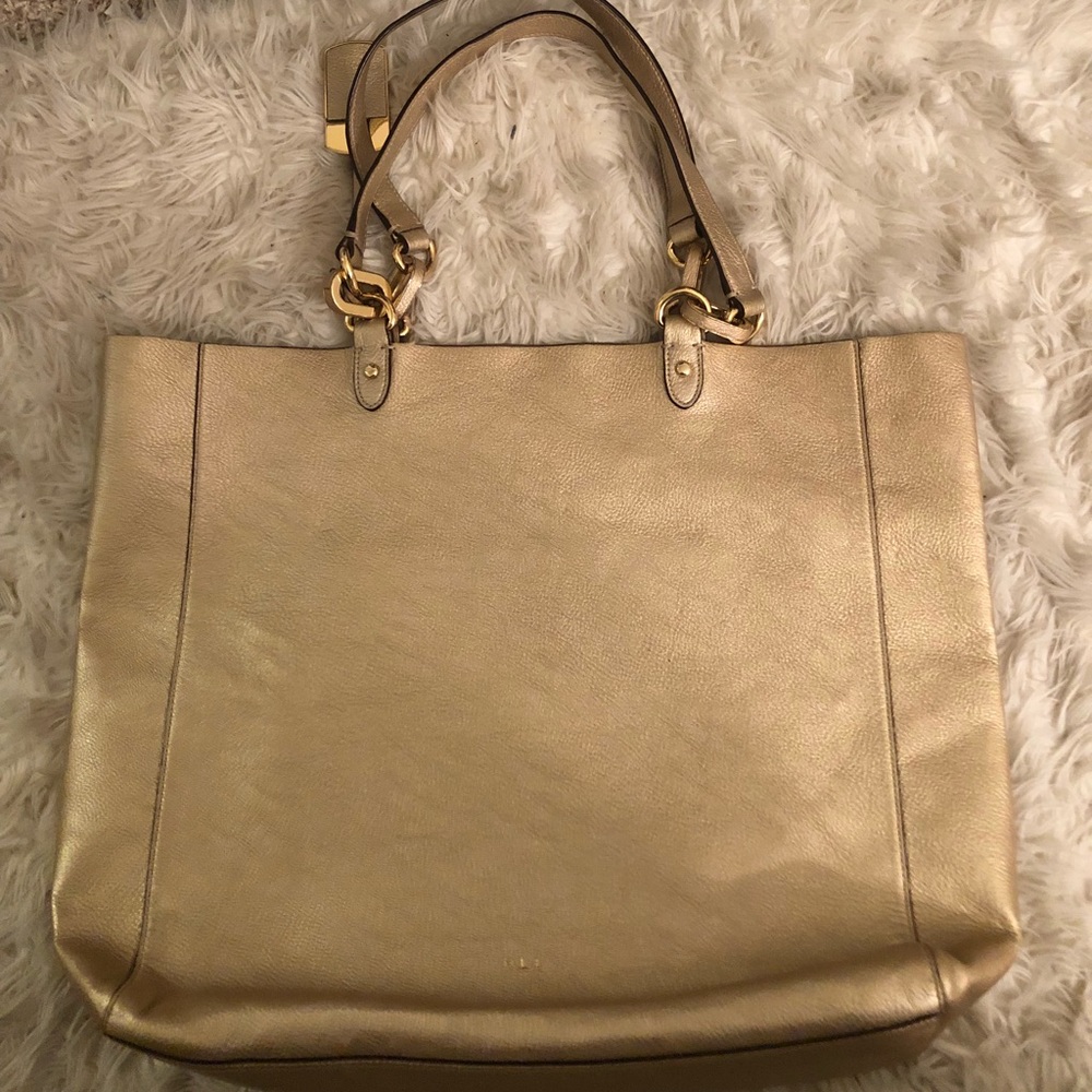 Gold Ralph Lauren Tote Bag!